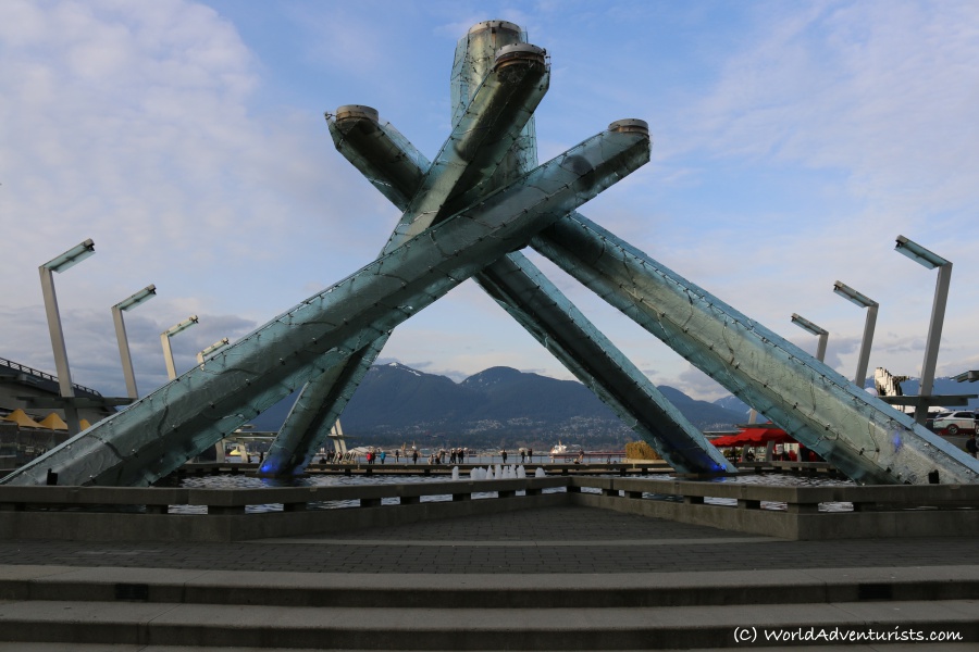 Olympic Torch - Downtown Vancouver