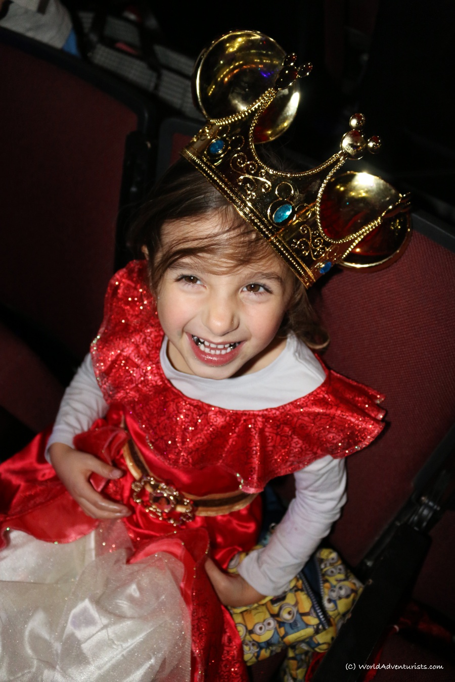 Young girl at Disney On Ice - Dare To Dream