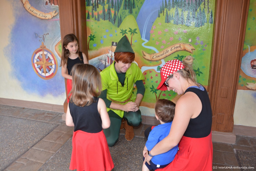 Peter Pan at the Magic Kingdom