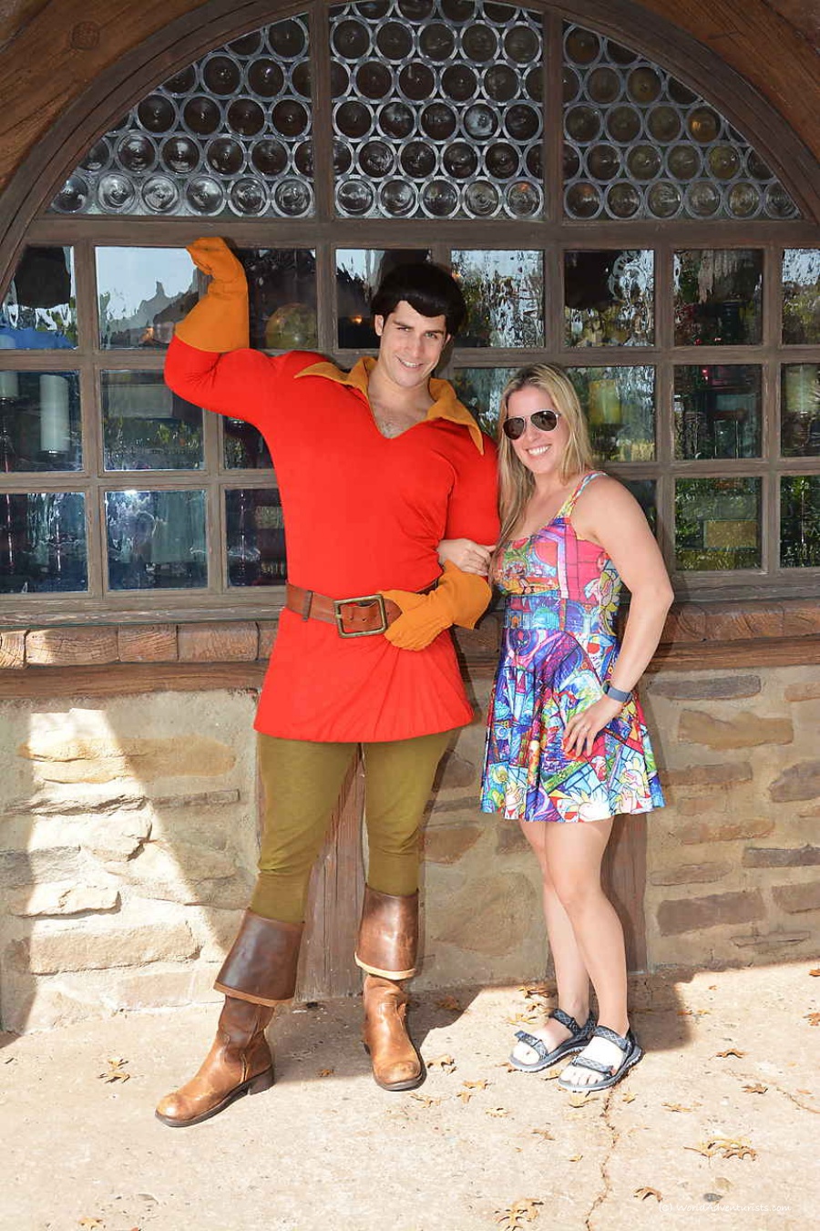 Gaston at the Magic Kingdom