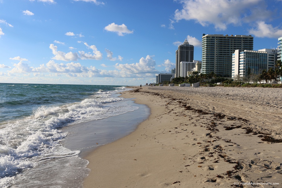 Relaxation on Miami beach