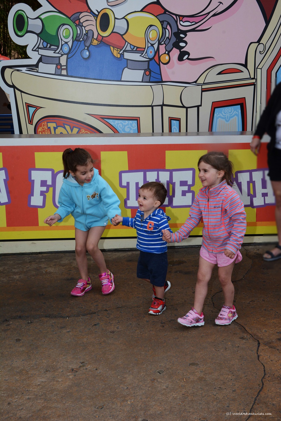 Kids excited to meet Toy Story Characters at Disney's Hollywood Studios