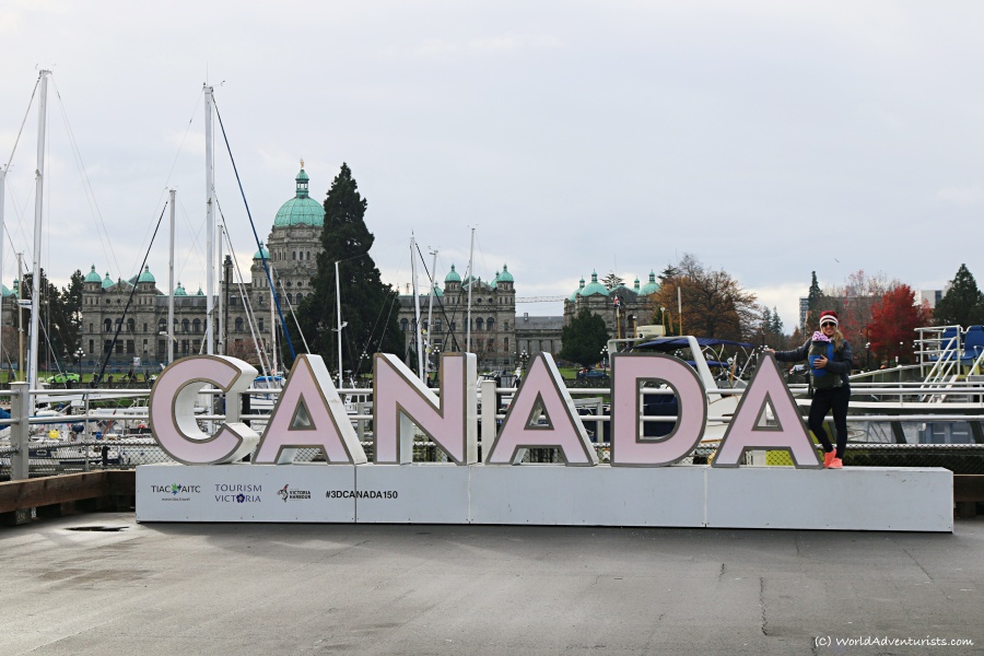 Canada sign in Victoria 