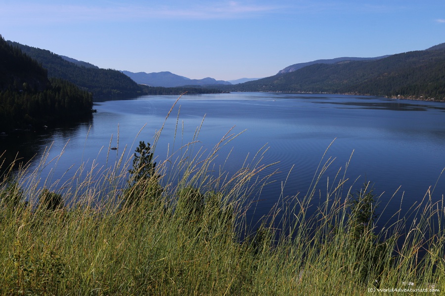Views of Christina Lake in BC