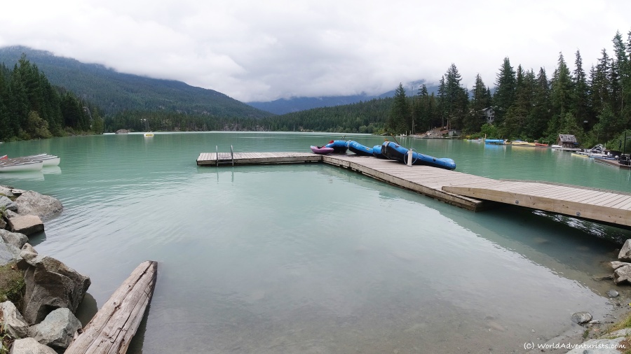 A moody day at Green Lake in Whistler 