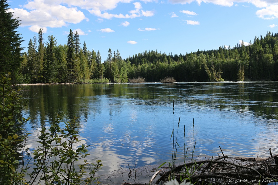 Scenery at Wells Gray Provincial park 