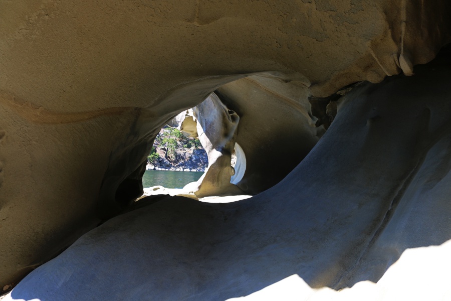 Sandstone cave on Galiano Island 