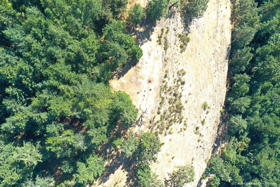 The ledge atop Mount Galiano 